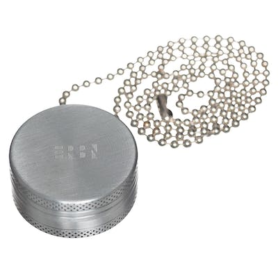 GRINDER NECKLACE SILVER 1.5 DIA