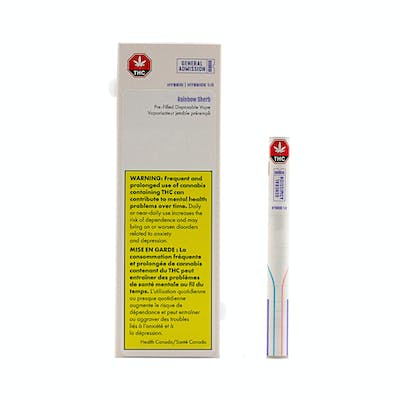 General Admission - Rainbow Sherb Disposable Vape Pen - 0.3g