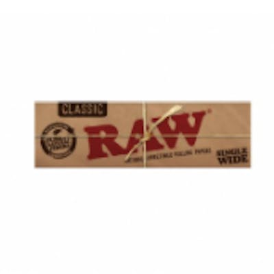 1" Classic Unbleached Double Window Papers by RAW - Single Wide 1" Double Window
