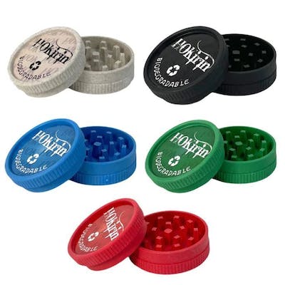 Hokirin Hemp Plastic 2 Part Grinder - 55mm by 25mm