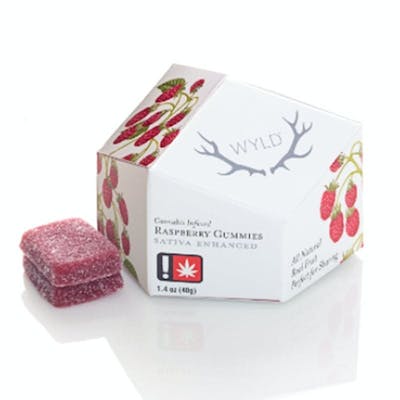 Real Fruit Raspberry Soft Chews - Wyld - Wyld Real Fruit Raspberry Soft Chews 2x4g