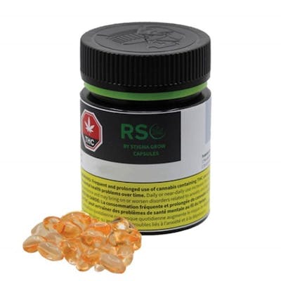 RSO Soft Gels - Stigma Grow - RSO THC 10 mg x 25 Softgels