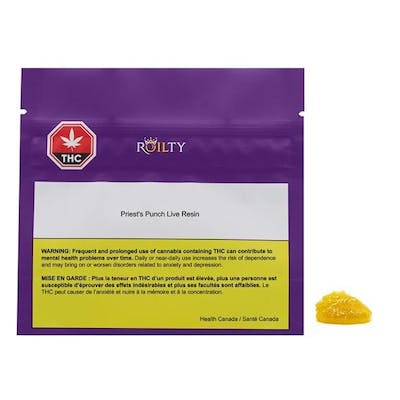 Roilty - Priest's Punch - 1g Live Resin - Roilty - Priest's Punch - 1g Live Resin