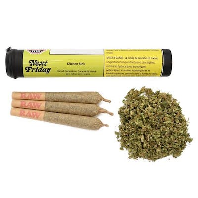 Next Friday - Kitchen Sink 3 x 0.5g Pre Rolls - Next Friday - Kitchen Sink 3 x 0.5g Pre Rolls