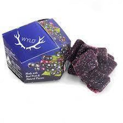 WYLD - Real Fruit Elderberry - 2 Soft Chew's - WYLD - Real Fruit Elderberry - 2 Soft Chew's