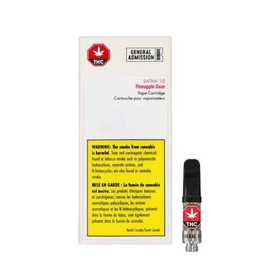 Pineapple Daze (Vape Cartridge) by General Admission - 0.95g