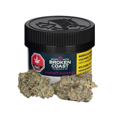 Broken Coast - Flower - Sunset Sherbet 3.5g Dried Flower