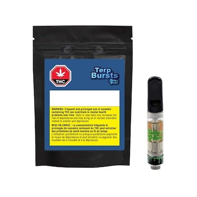 Sticky Greens - Terp Burst Fruity O`s - 1g Vape Cartridge - Terp Burst Fruiy O`s - 1g Vape Cartridge